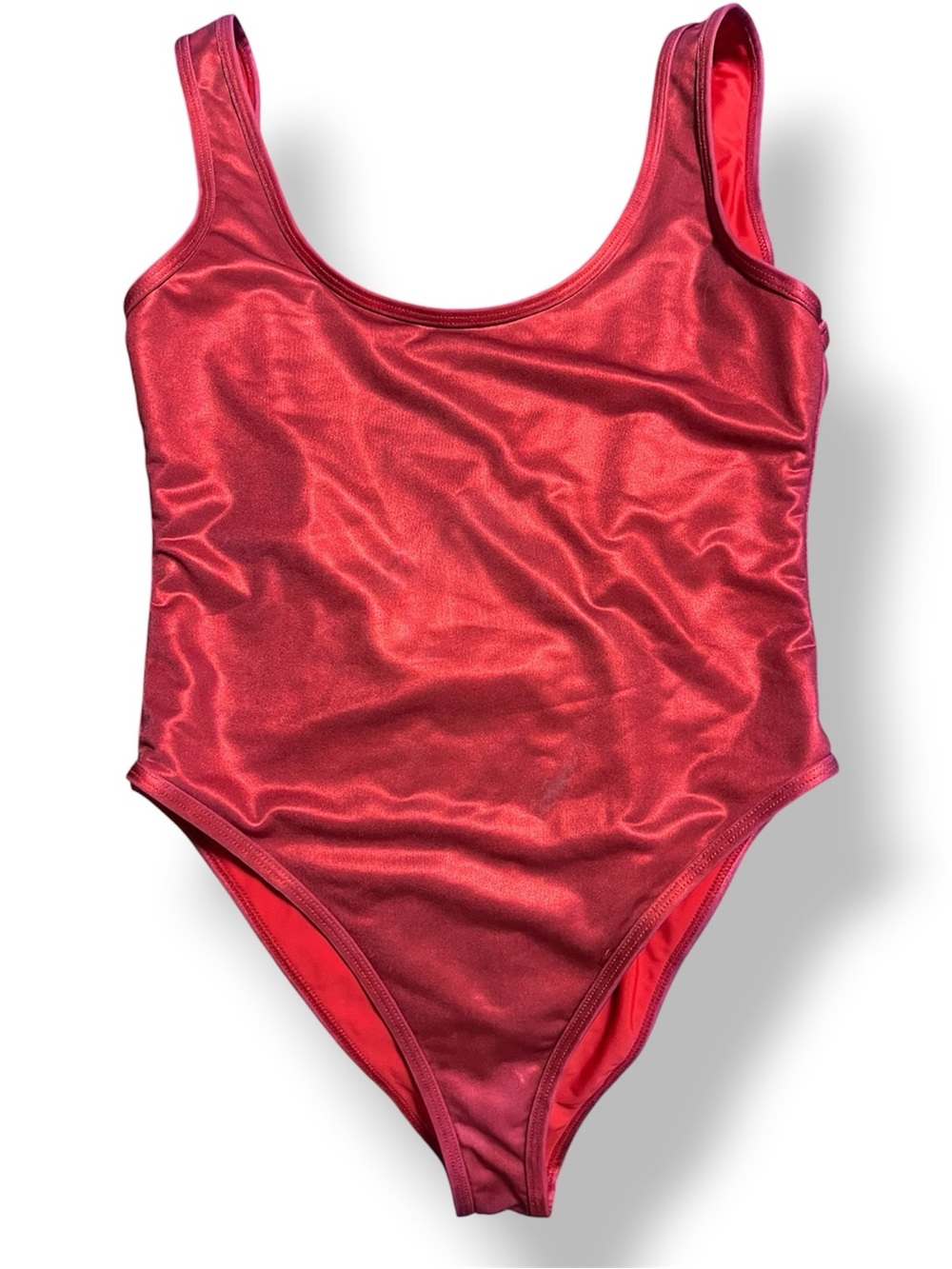 NBD Shimmer Red Girls' One-Piece Swimsuit